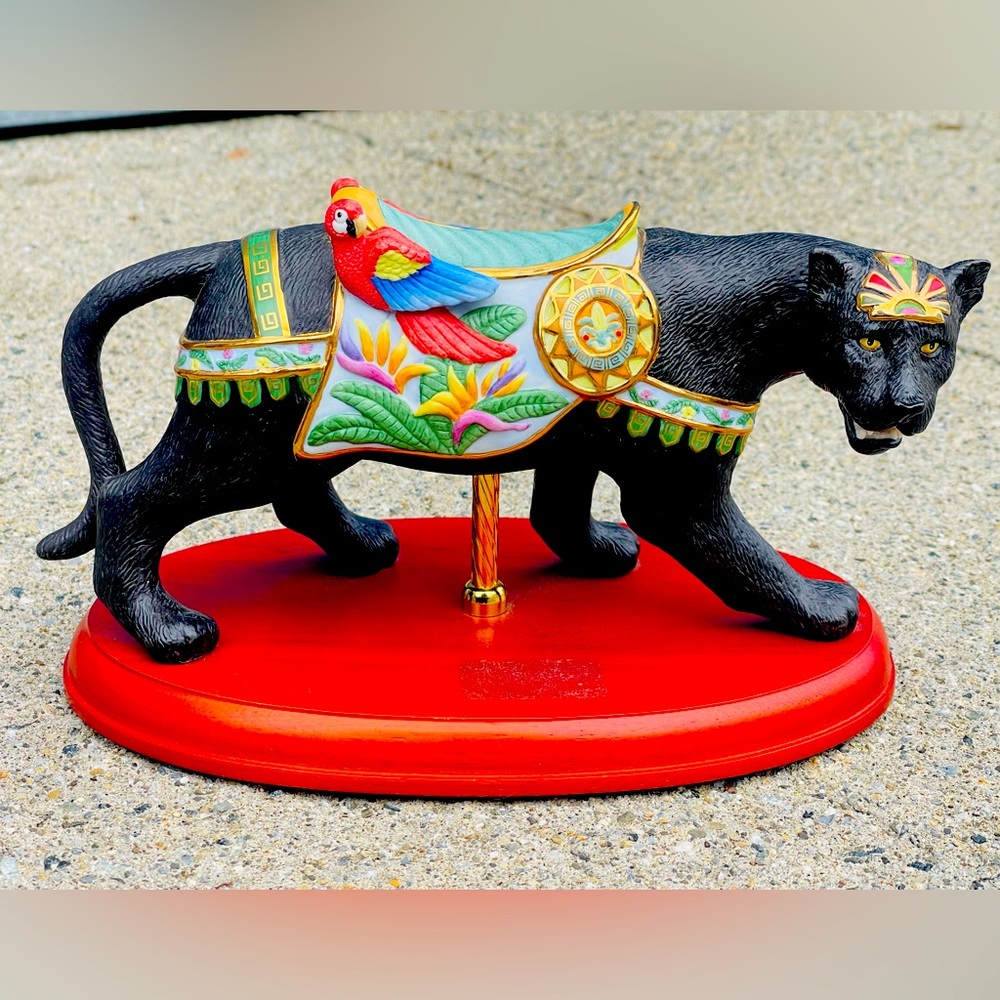 LENOX Black Panther Carousel Disney Souvenir
